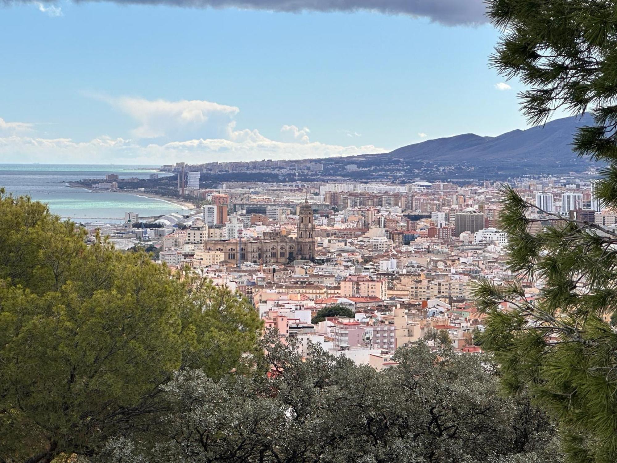 The House In Toquero Solarium Views To The Alcazaba Villa Málaga Exteriör bild